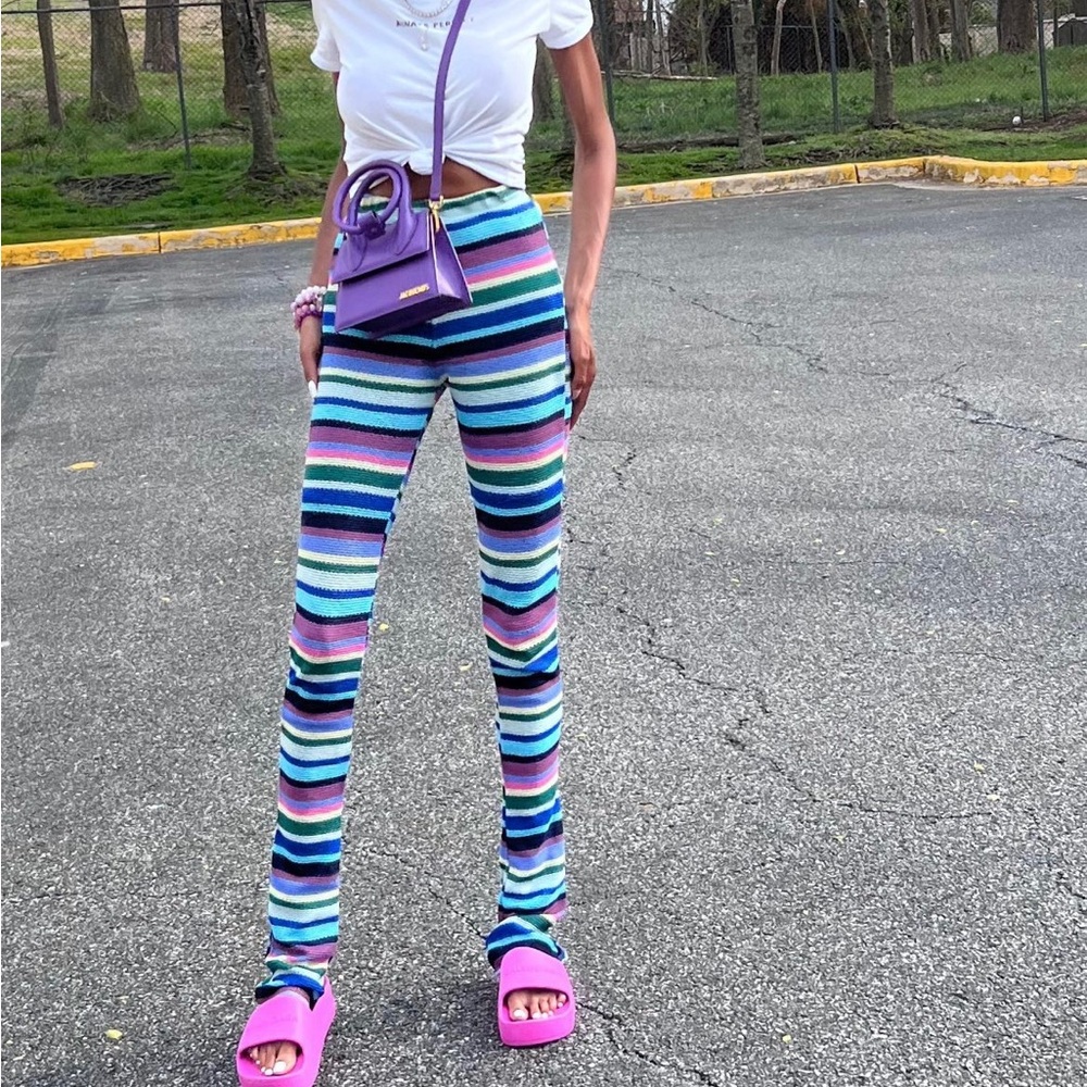Playful Netted Pants